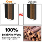 Coffee Table Living Room Furniture Table with Storage Shelf, Black