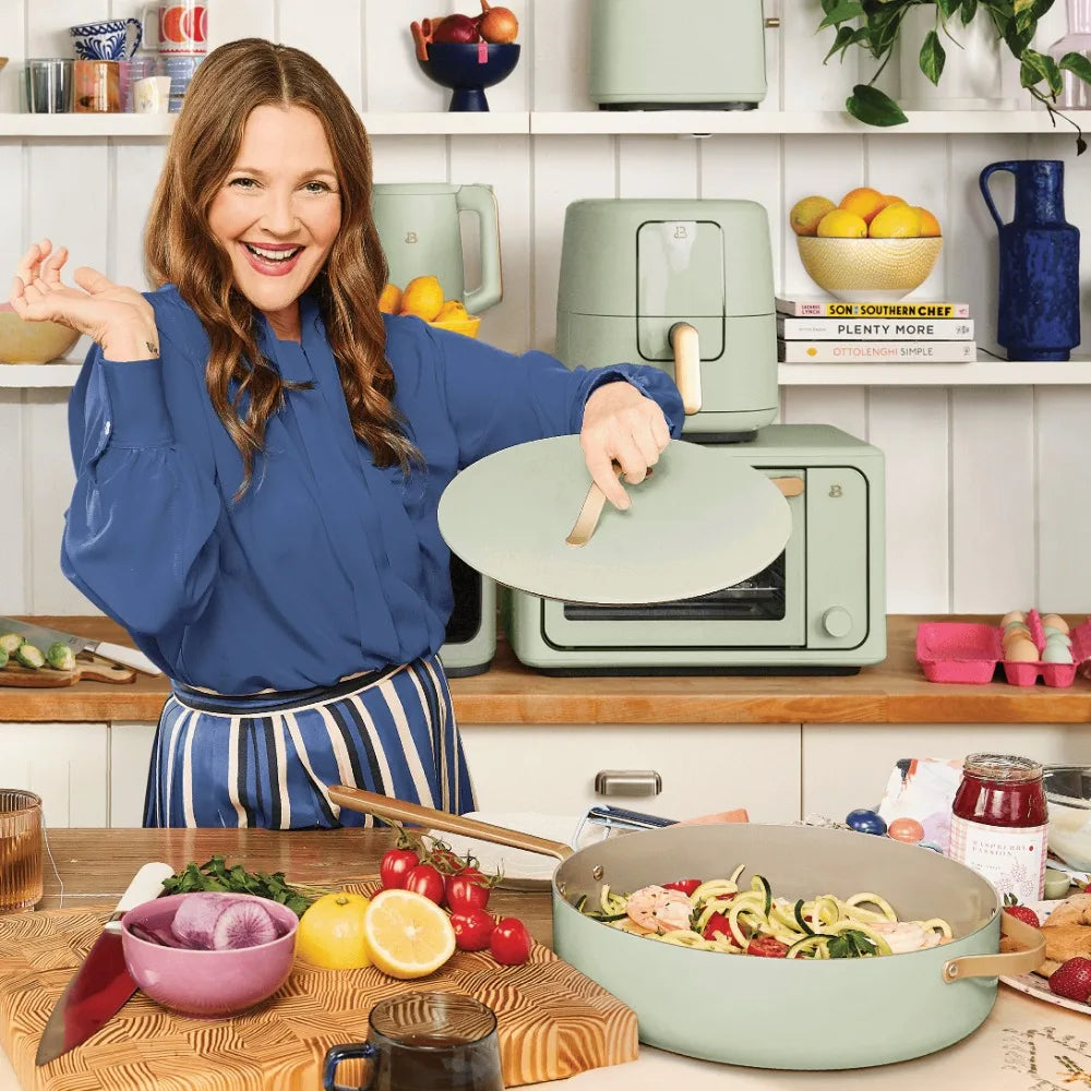 Saucepan 8 Quart Stock Pot Cookware Sesame Drew Dutch Oven Cooking