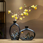Creativity Japanese style wealth vase office Living room desktop decoration