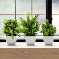 Tree Window Sill Office Table Desktop Decoration Plastic Garden Fake Plant