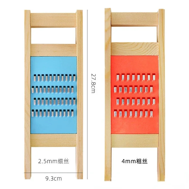 Wooden Vegetable Grater Potato Slicer Household Vegetable Fruit carrot