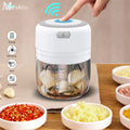 Electric Garlic Crusher Vegetable Cutter Chili  Masher Durable Garlic Chopper