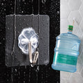 Transparent Stainless Steel Strong Self Adhesive Hooks Key Storage Hanger